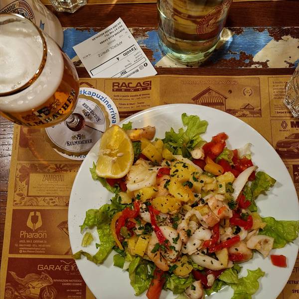 insalata di mare #lagodigarda #mangiarbene #rivadelgarda #ristorantekapuziner